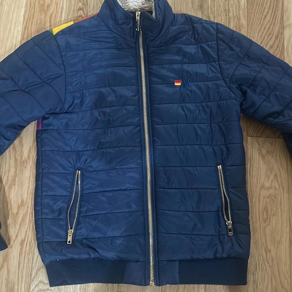 Aviator nation puffer jacket
